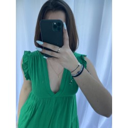 Robe courte verte